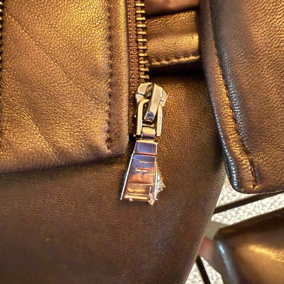 Elie Tahari Black Leather Moto Outerwear - Picture 4 of 6